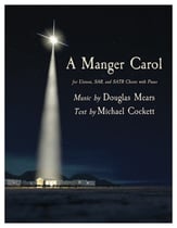 A Manger Carol SATB choral sheet music cover